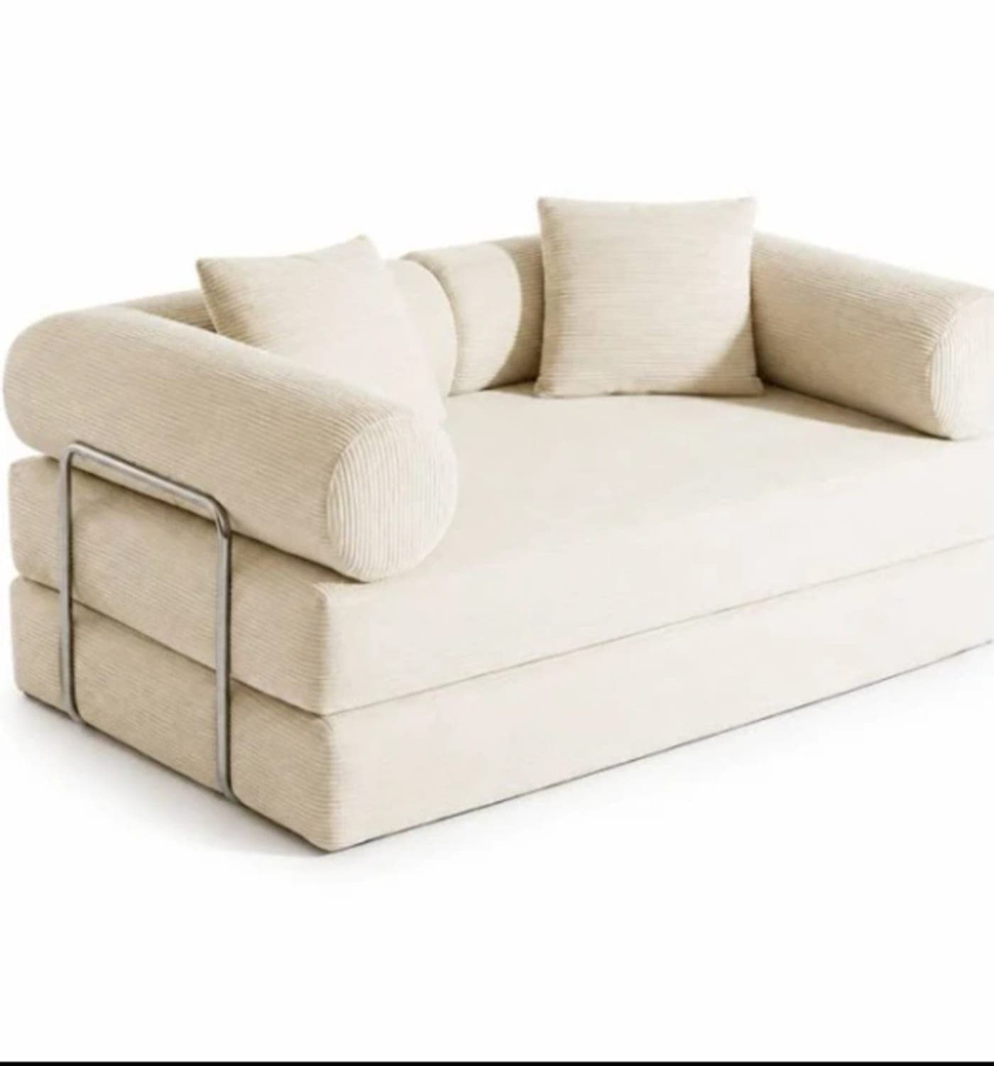 Danny Home Ribbed Compressed Sofa 3-Seater