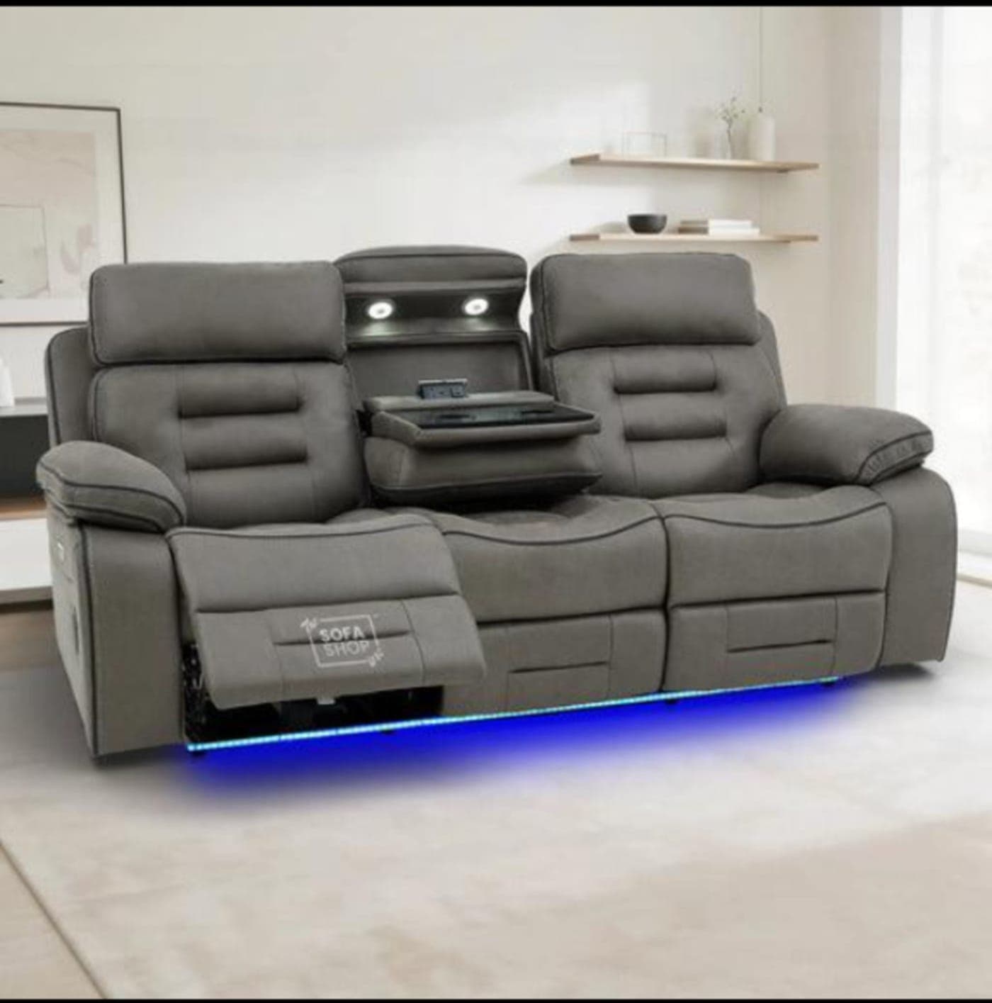 Comfy Living Bluetooth Cinema Sofa 3-Seater