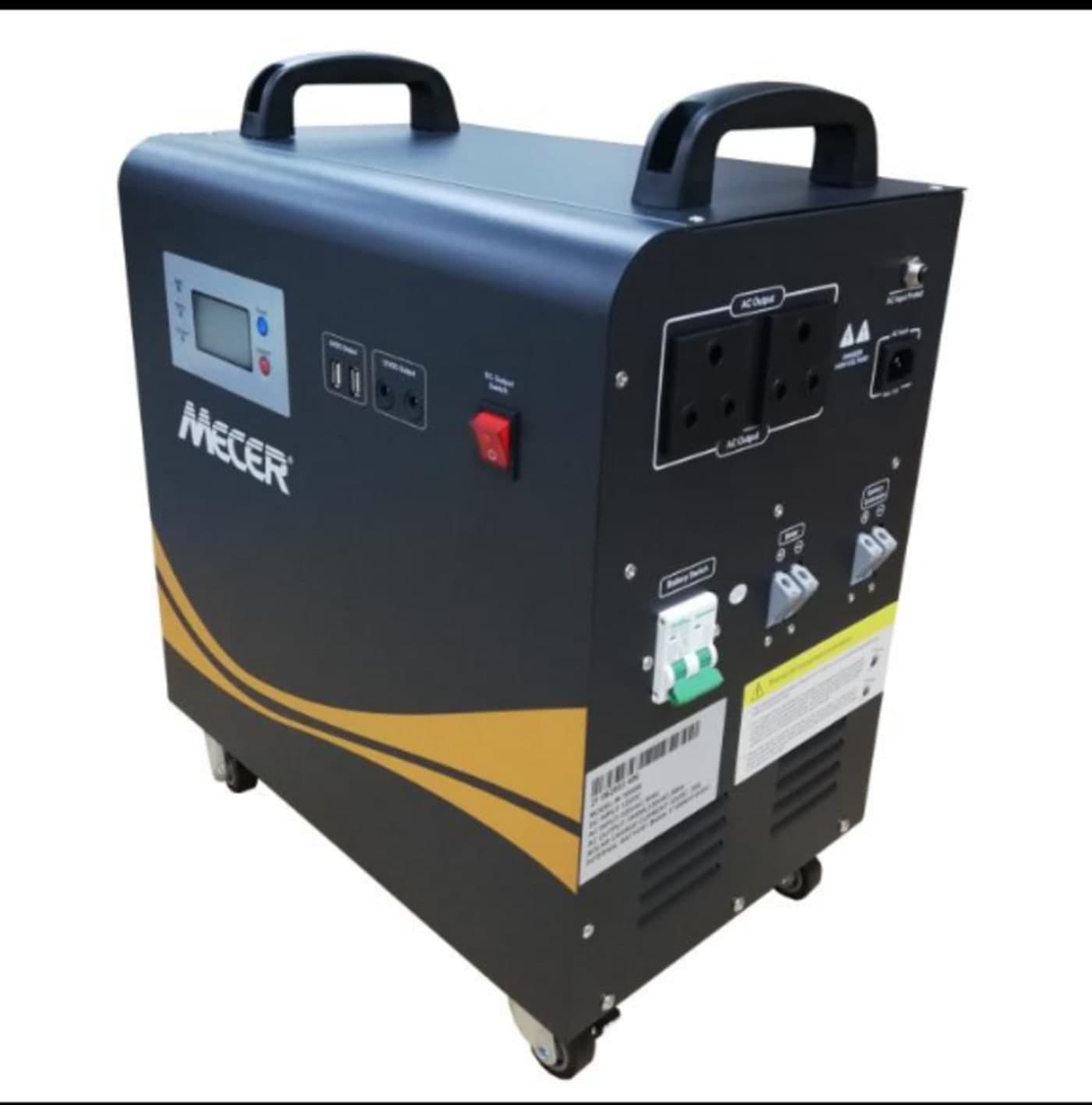 Mecer LCD Inverter 1kW Pure Sine Wave