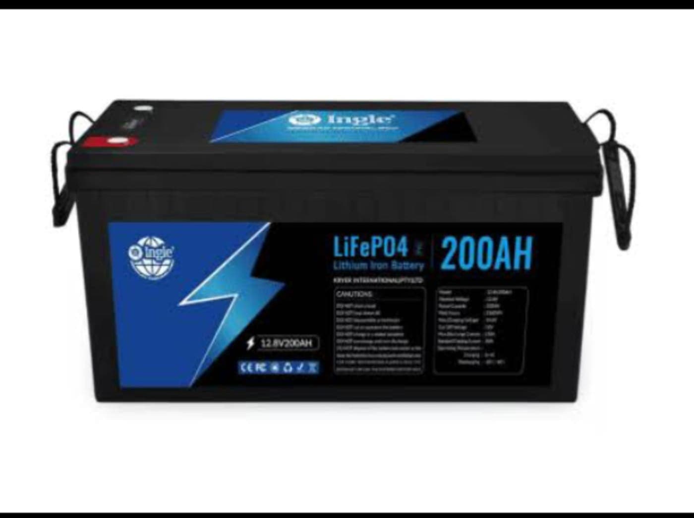 Ingle 200Ah 12.8V LiFePO4 Battery